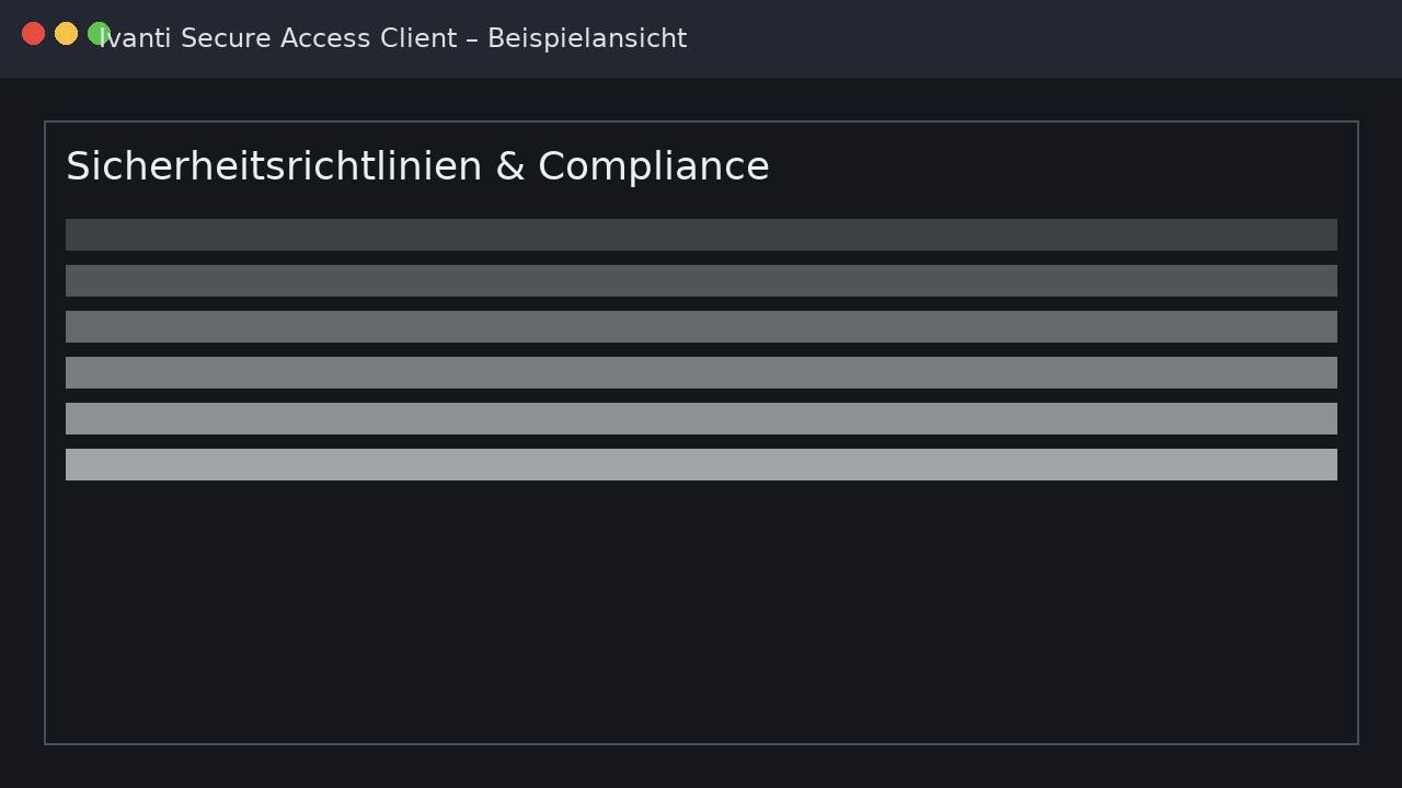 Security settings and access policies